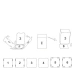 (Black) The Display Box Is Suitable For Building Blocks Minifigures,model Storage Dust Cover Display Racks,20x40.5x21cm